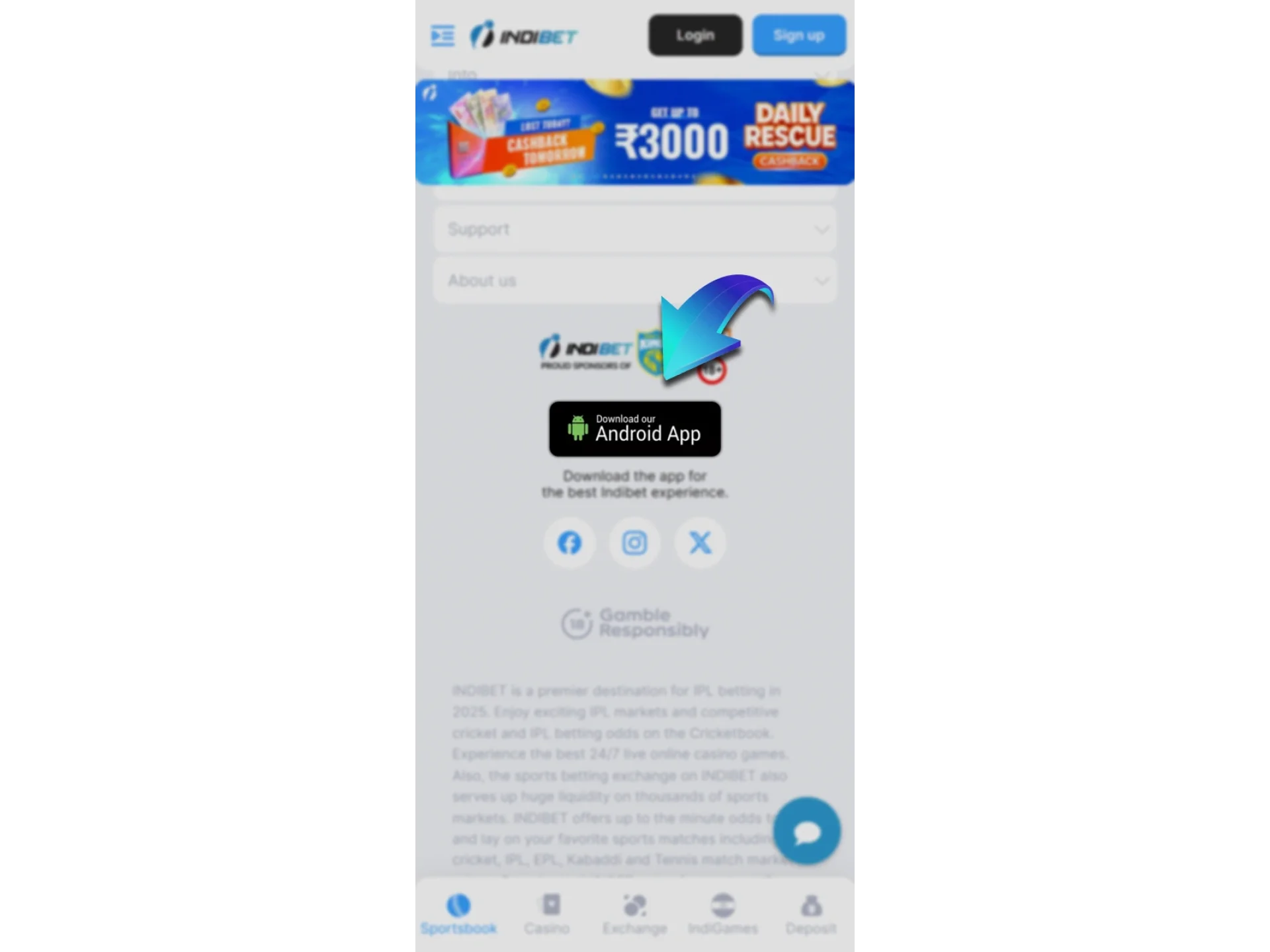 Indibet APK is absolutely safe and secure file for your device and will not bring any harm to your system.