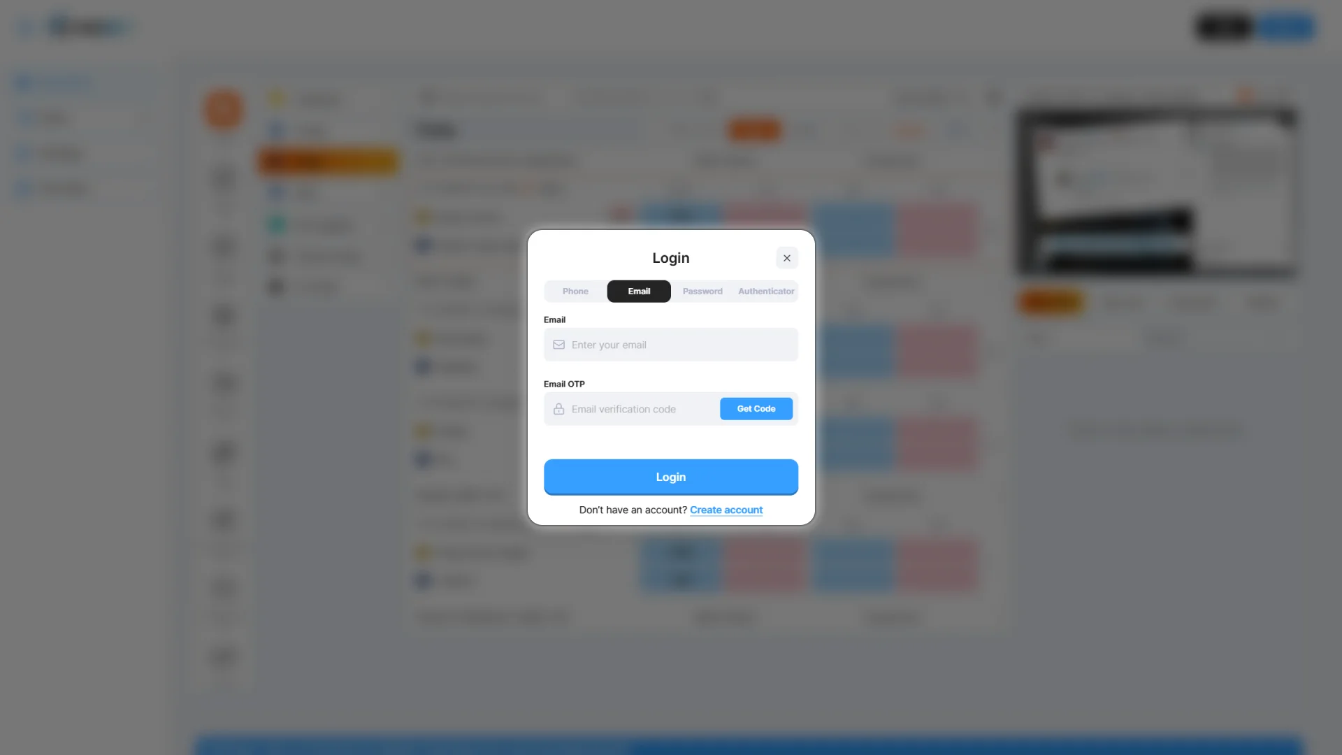 Enter your chosen name and the password to get the access to Indibet.